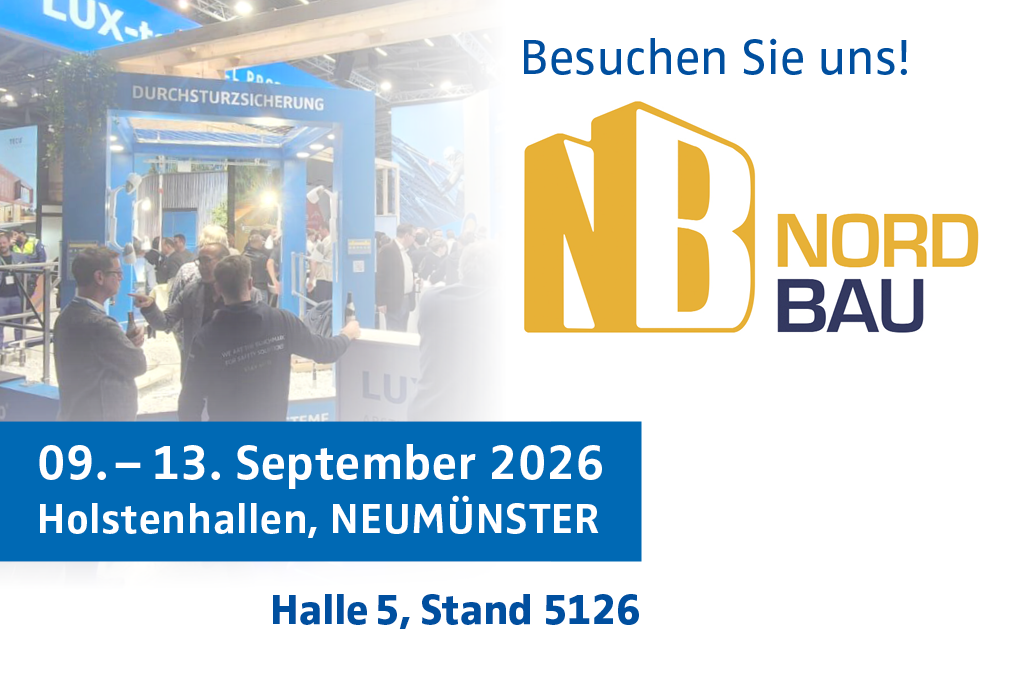 NordBau 2026 - Besuchen Sie uns Halle 5, Stand 5126