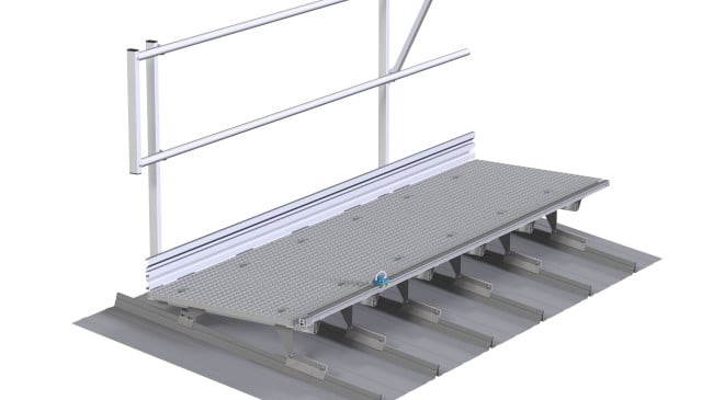 Wartungsweg LST-Rail mit Bordbrett